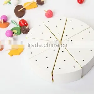 Kids Wood Baby Cake Toy Kitchen thumbnail-1