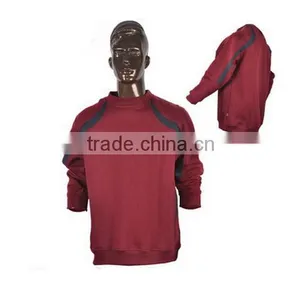 Custom High Quality Polyester Cotton Men Custom Crewneck Sweatshirt Wholesale thumbnail-1