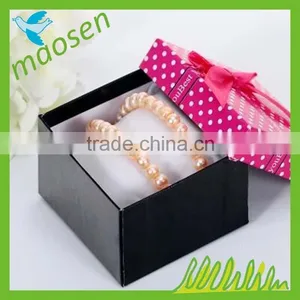 2016 Wholesale Fashion Luxury Custom Velvet Jewelry Box Manufacturer thumbnail-1