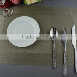 New Arrival Table Decoration PVC Mat Frame Series Dark Green Dining Table Floor Mat 45*30cm thumbnail-3