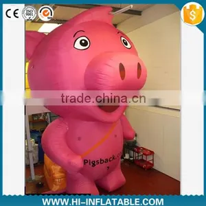 Inflatable Promotional Giant Inflatable Advertising Pig / Inflatable Mascot thumbnail-1