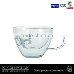 Old Fashion Double Wall Glass Cup, Glass Soup Cup, Double Wall Coffee Cup, Machiatto Glass thumbnail-1