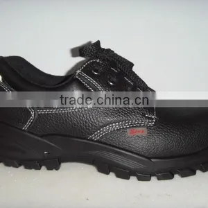PU Injection Leather New Style Plastic Toe Safety Shoes thumbnail-1