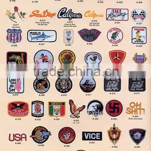 2016 New Fashion Wholesale High-density Sew-on Cheap Embroidered Patches for Uniform thumbnail-1