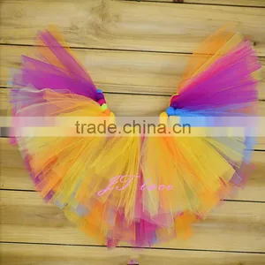 Rainbow My Baby Tutu Set - Pinky PieTutu Set - Birthday Tutu Set thumbnail-2