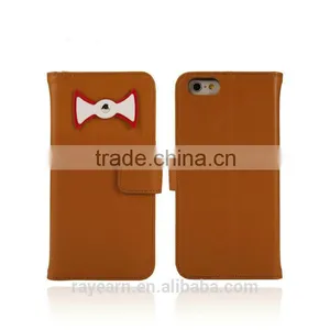 Sweety Bow Tie Leather Case for IPhone User Young Group thumbnail-4
