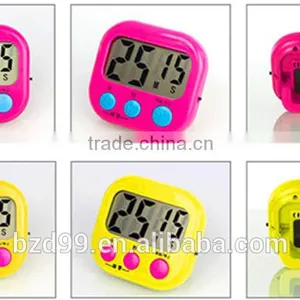 Smart Large LCD Display Mini Electronic Countdown Timer Switch Count Up and Count Down Timer With Switch/Pothook/Holder/Magnet thumbnail-2