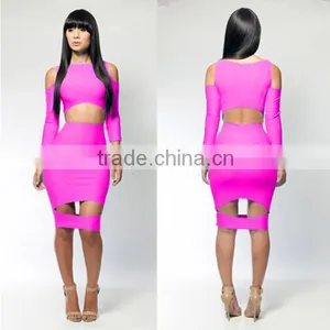 2014 White Hot Sexy Cut Out Dresses thumbnail-4
