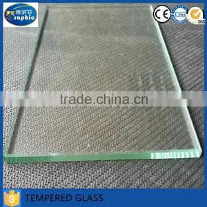 Custom Tabletop Polished Edge Tempered Glass in Different Size thumbnail-3