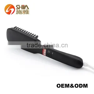 Pro Styler New Hair Curling Brush Hair Straightening Straight Ceramic Flat Iron Comb as Seen on tv Hairdressing Salon Equipment Quality Choice thumbnail-5