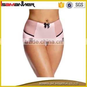 High Cut Soft Shiny Satin Lady Panties Fat Women in Satin Panties Quality Choice thumbnail-2