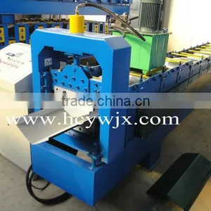 Common Use Color Steel Ridge Cap Sheet Roll Forming Machine thumbnail-1