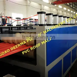 PVC Hollow Corrugated Roofing Sheet Extrusion Line thumbnail-1