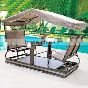 Patio Garden 4 Seater Swing Chair thumbnail-6