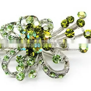 Fashion Green Quartz Butterfly Brooch Wholesale Bulk Brooch From China thumbnail-1