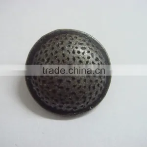 18mm One Hole Dotted Shank Metal Togggle Coat Buttons thumbnail-3