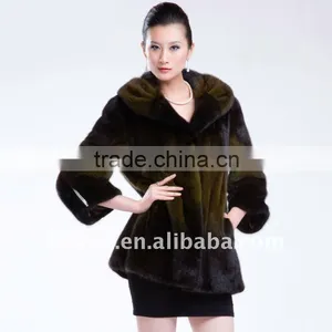 2011 Hot Sell Mink Fur Coat thumbnail-1