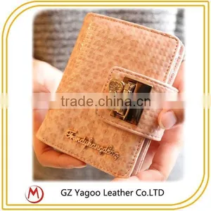 China Supllier New Products Colorful Leather Cheap Lady Wallet thumbnail-1