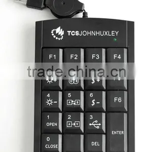 Portable Slim USB Mini Numeric KeyPad Number Keyboard thumbnail-1
