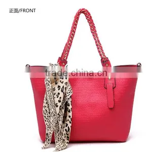 Women's Handbag 2015 Female Shoulder Bag Messenger Bag Handbag Silk Scarf Decoration Fashion Vintage Bag thumbnail-5
