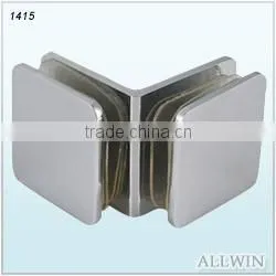 Good Electroplated Solid Brass 180 Degree Beveled Glass Clamp thumbnail-3