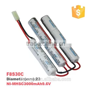 HOT!!! FireFox High Power SC 9.6v 3000mah NI-MH Battery Rechargeable Battery thumbnail-1
