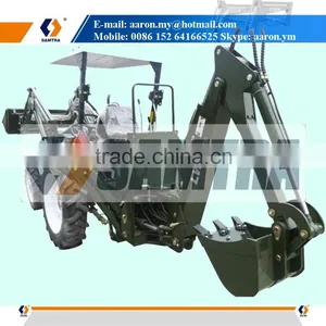 Tractor Backhoe Loader, LW Backhoe Digger With Thumb Grab thumbnail-3