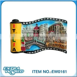 Barcelona Resin Fridge Magnet With Rubber Back Magnet thumbnail-6