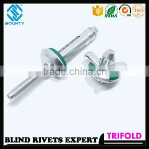 HIGH QUALITY FACTORY ALUMINUM TRI-FOLD BLIND RIVETS FOR GLASS CURTAIN WALL thumbnail-5