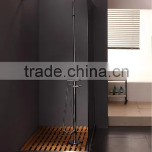 Walk-in 8/10mm Stainless Steel Glass Shower Compartment KD8006 thumbnail-2
