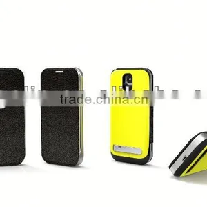 Brand New Battery Charger Leather Case for Samsung Galaxy S4 thumbnail-1
