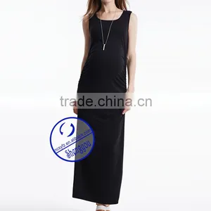 Custom Summer Sleeveless Fashion Maternity Women Dress thumbnail-3
