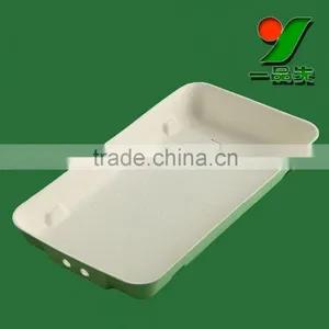 Promotion High-End Custom Clean Paper Molded Fiber Blister Mobile Phone Case Packaging for Electronics Inner Protective Tray thumbnail-6