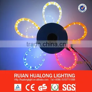 110v 230v 2wire Round Ip65 100m Outdoor Waterproof White Led Rope Light thumbnail-3