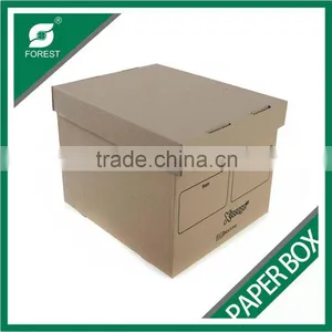 COLOR PRINTING BROWN KRAFT PAPER PACKAGING BOX thumbnail-1