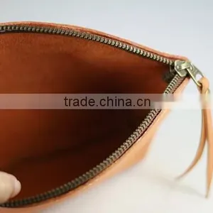 High End European Style Leather Ladies Cow Leather Cosmetic Bag thumbnail-3