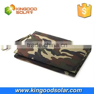 2016 New Trendy Products Portable 5000mah Usb Power Bank Mini Foldable Solar Panel Charger 12w for Huawei thumbnail-4