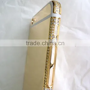 24k Gold Bars Fashion Style Gold Diamond for Iphone 6 Plus Housing thumbnail-3