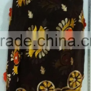 CSF0240-5 Muslim Scarf,embroider Scarves,shawls,wrap,pashmina With Bean thumbnail-1