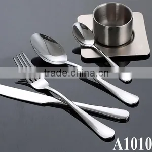 4 Pcs Flatware Sets Spoon Fork and Knife thumbnail-1