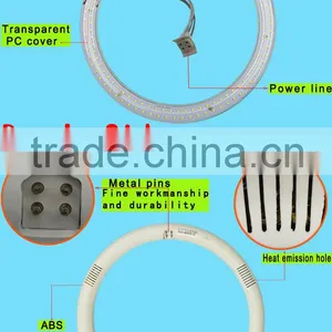 50-60Hz 85-265V 15W Circular LED Lamps T9 G10q 2500-2700K Yellow Color thumbnail-6