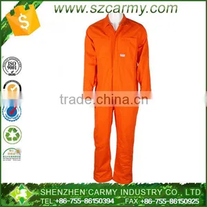 Men's OR Orange Twill Pre Shrunk Inseams 100% Cotton Working Coverall thumbnail-3