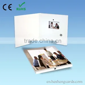 Top Quality 2.4"customized Sex hd Lcd Mp4 Player Video Greeting Card for Business Promotion thumbnail-2