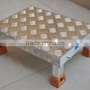 Aluminum Tread Plate 1100 1050 1060 Embossed Aluminum Sheet thumbnail-2