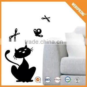 01-0312 Funny Diy Flower Removable Acrylic Decorative Wall Sticker Reusable Repositionable World Map Wall Stickers thumbnail-1