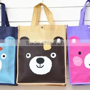Full Printing Non Woven Bag Student Handle Lovely Bag for Shopping thumbnail-1