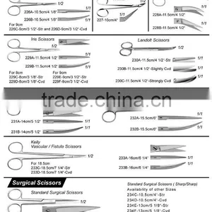17.0 cm Mayo-Noble Straight Surgical Scissor,names of Surgical Instruments,surgical Instruments Manufacturers Sialkot,surgical, thumbnail-1