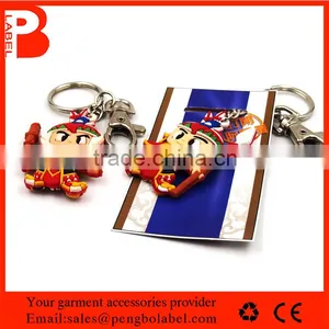 Cute Soft PVC Plastic Keychain Mini Style For Bag Accessories thumbnail-4
