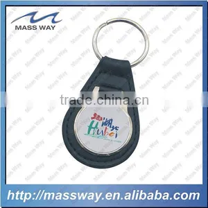 Souvenir Antique Customized Metal Leather Keychain thumbnail-2