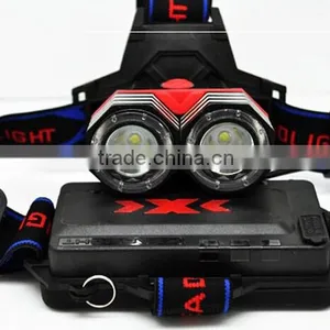 IP65 IP Rating and LED Light Source Rechargeable Led Headlamp thumbnail-6